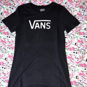 Black Vans Off the Wall shirt